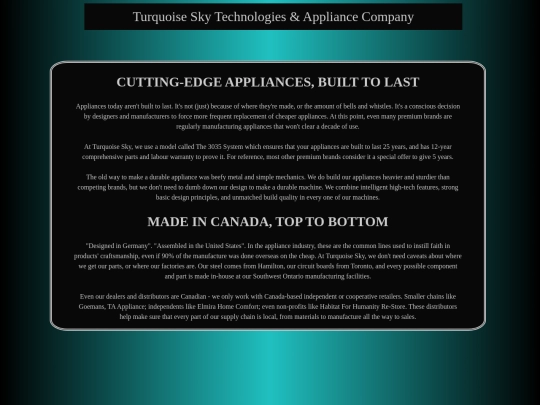 TSTAC_HomePage screenshot