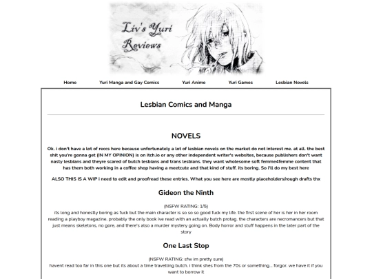 lesbiannovels screenshot