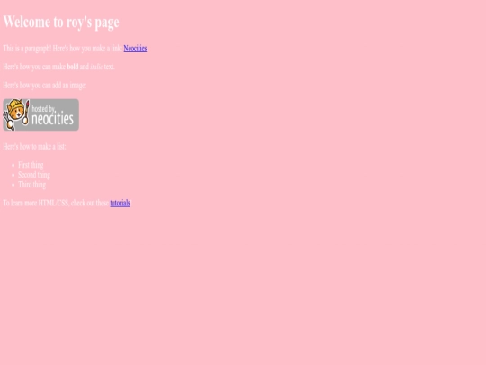 index screenshot