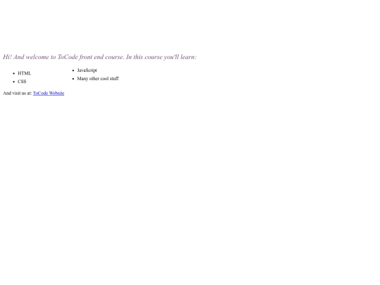 index screenshot