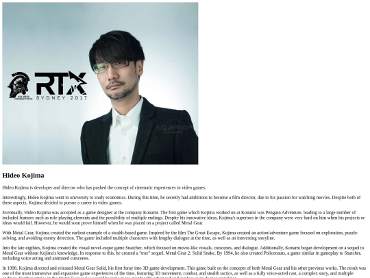 kojima screenshot