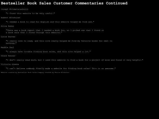 commentaries screenshot