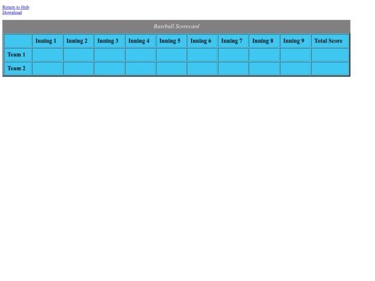 MyNewsHub/Scorecards/BaseballScoresheet screenshot