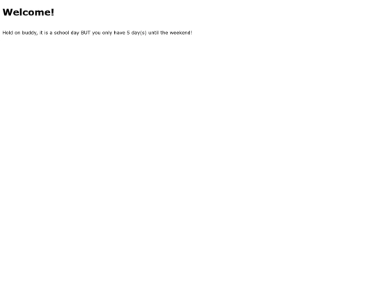 WaitingForTheWeekend/WaitingForTheWeekend screenshot