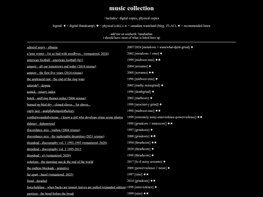collection screenshot