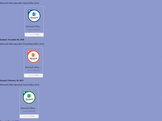 credentials screenshot