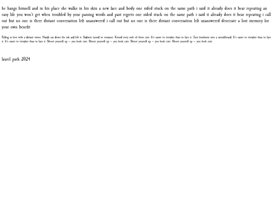 lyrics/laurelparklyrics screenshot