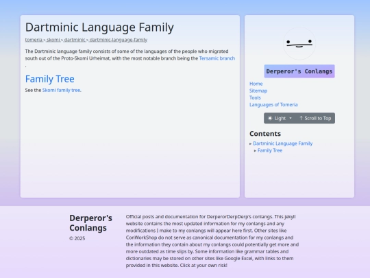 dartminic-language-family screenshot