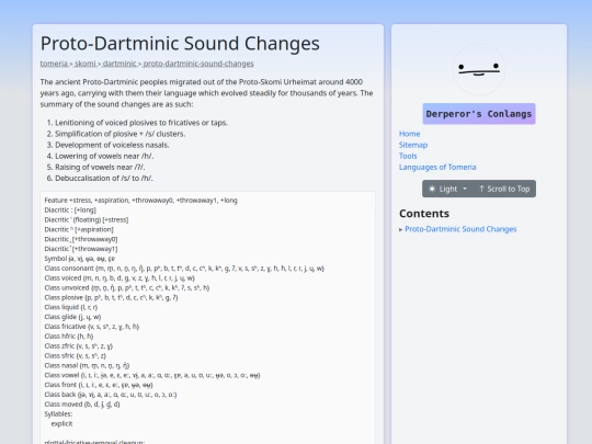 proto-dartminic-sound-changes screenshot
