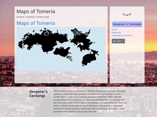 tomeria-conworld-index screenshot