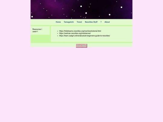 neocities screenshot