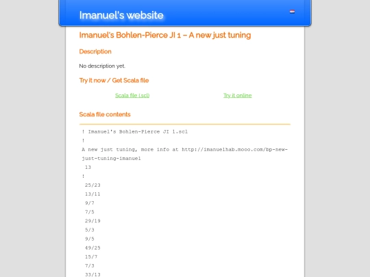 bp-new-just-tuning-imanuel screenshot