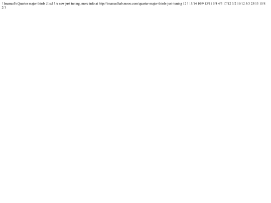 quarter-major-thirds-just-tuning@scl screenshot