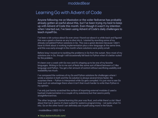 posts/2022-12-14-learning-go-with-advent-of-code screenshot