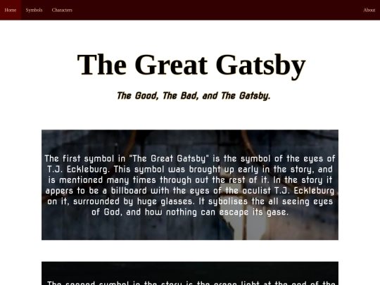gatsby/symbols screenshot