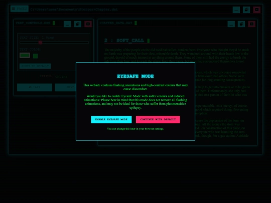 stories pages/ToKissACorpseGoodbye/TKACG2 screenshot