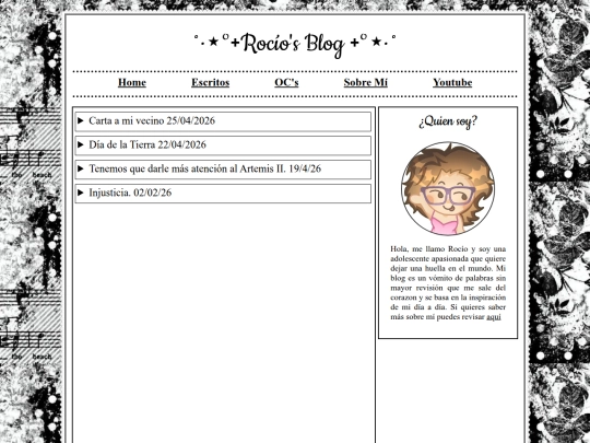 blog screenshot