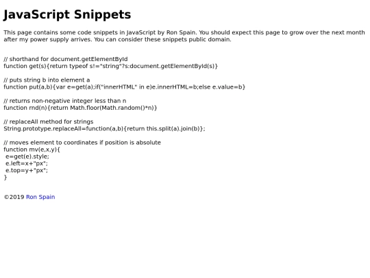 snippets screenshot
