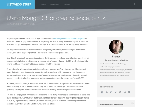 posts/using-mongodb-for-great-science-part-2 screenshot