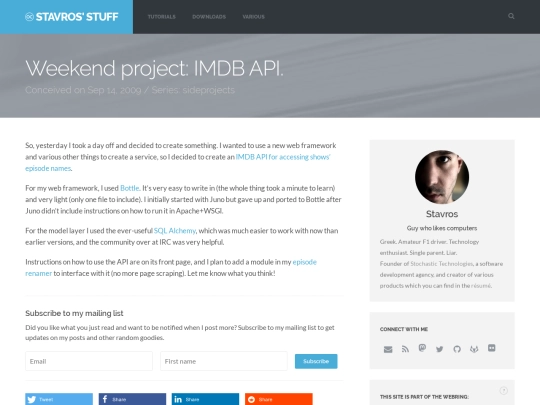 posts/weekend-project-imdb-api screenshot