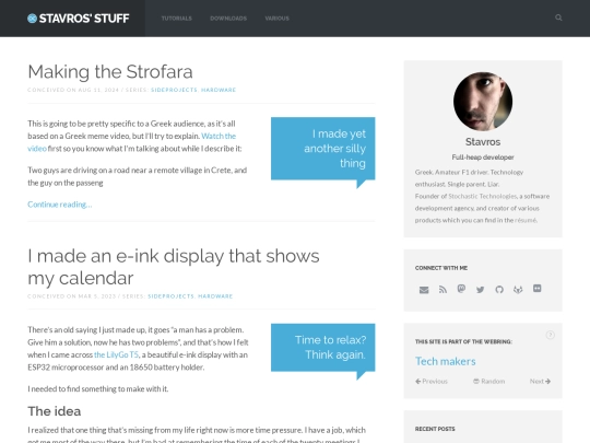 series/sideprojects screenshot