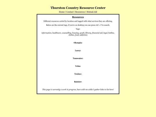 resources screenshot