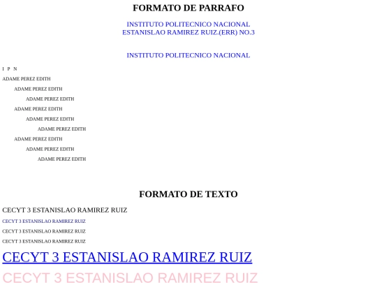 actividades de edith/formatos screenshot