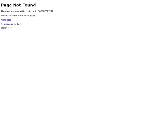 not_found screenshot