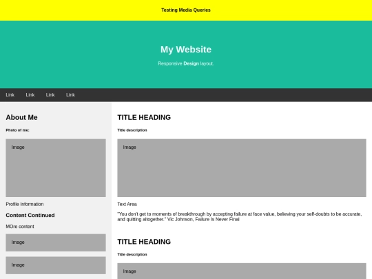 mediaqueries screenshot