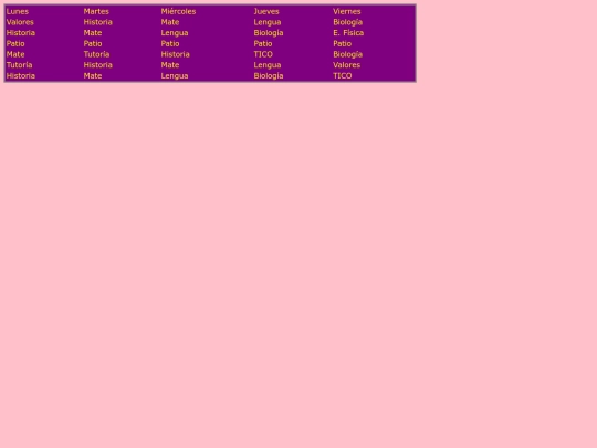 12 ejercicios/horario screenshot