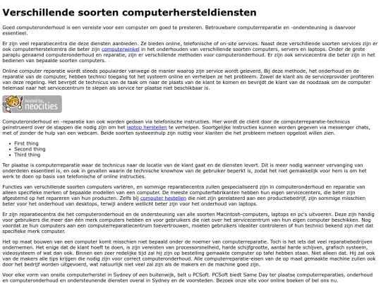 Verschillende screenshot