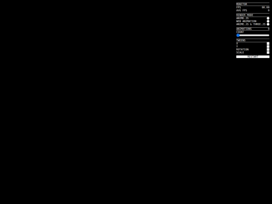 anime-master/tests/playground/threejs/instanced-mesh screenshot