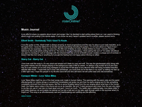 musicjournal screenshot