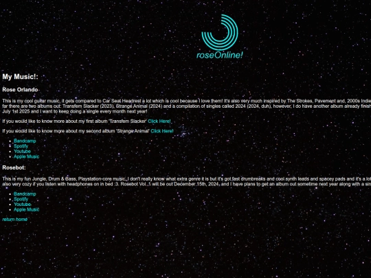 rosemusic screenshot