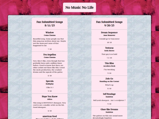 shoegaze-albums screenshot