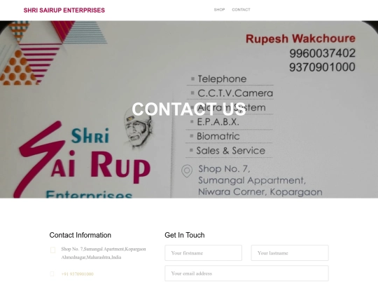 contact screenshot
