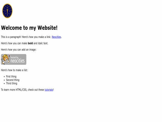 index screenshot