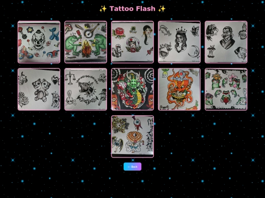 tattooflash screenshot