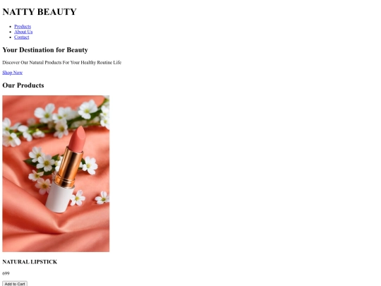 NATTY BEAUTY/beaauty screenshot