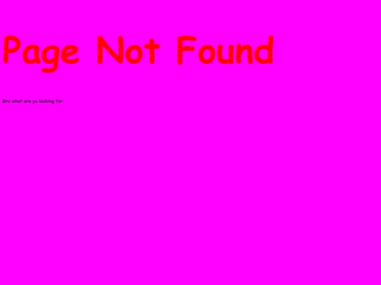 not_found screenshot