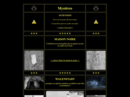 mysteres screenshot