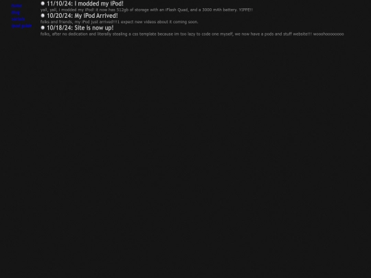 blog screenshot