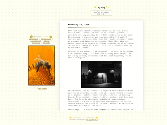 blog screenshot