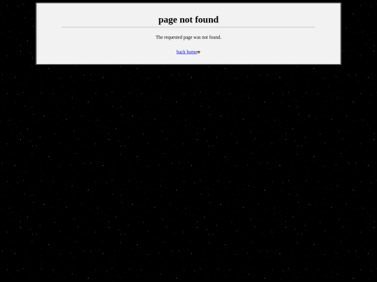 not_found screenshot