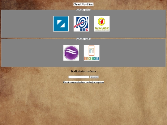 NoviSad screenshot