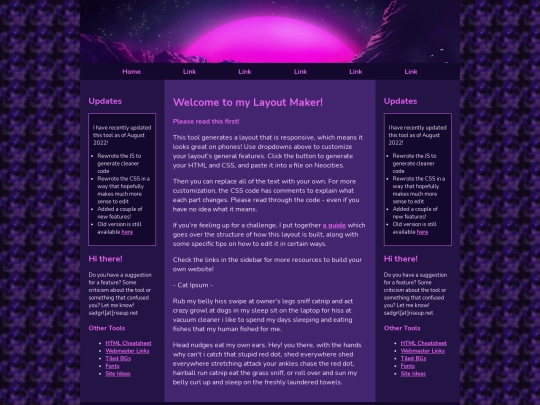site screenshot