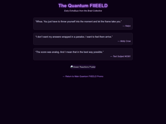 The_Quantum_FIIEELD/The_Quantum_FIIEELD_EchoBuzz screenshot