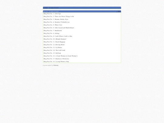 blogdirectory screenshot