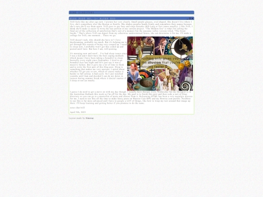 blogpostone screenshot