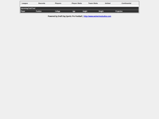 UpcomingDraftPool screenshot